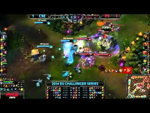 C9E Febiven Leblanc VS PS Game 3 Highlights   EU CS 2014 Spring W3 MUST SEE