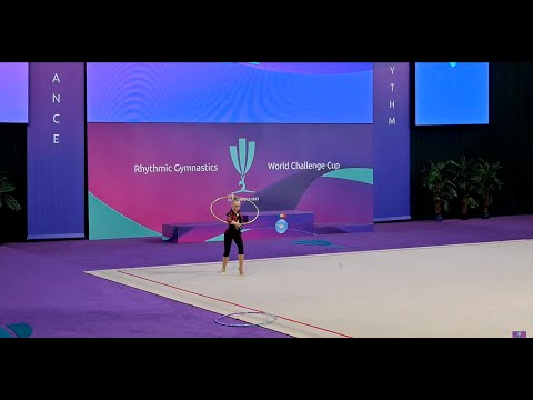 Viktoriia Onopriienko Hoop Final 32,800 4th - World Challenge Cup Cluj-Napoca 2023