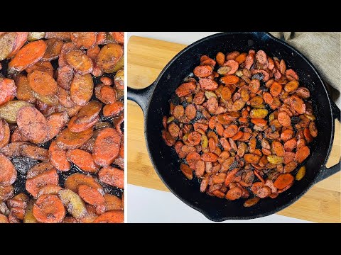Sweet & Smoky Glazed Carrots Recipe - Delicious Cast Iron Carrots