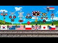 Railroad Crossing Collection From Around The World