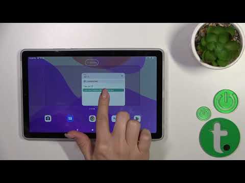 How To Add & Remove Home Screen Widgets On LENOVO TAB M9