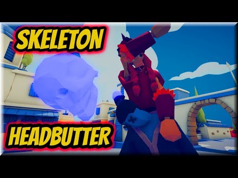 Skeleton Headbutter Trio vs Every Unit + Bonus(1/2) - TABS ORIGINAL MODS
