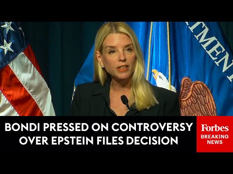 BREAKING NEWS: AG Pam Bondi Holds Press Briefing And Faces Multiple Questions About Epstein Fallout