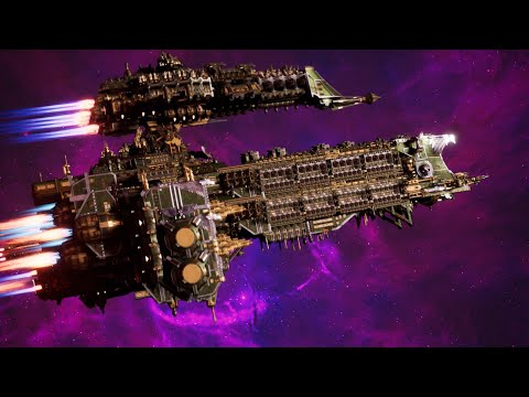 Skalgrim Mod 2021: Imperatoria Aquilae - Imperial Navy vs Tyranids - Battlefleet Gothic Armada 2