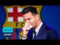 Lionel Messi's emotional Barcelona goodbye 😢 IN FULL
