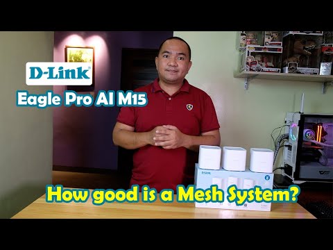 Maršrutizatorius D-Link EAGLE PRO AI AX1500 tinklelio sistema | M15-3 (3 pakuotės) | 802.11ax | 1200+300 Mbit/s | 10/100/1000 Mbit/s | Ethernet LAN (RJ-45) jungtys 1 | Tinklelio palaikymas Taip | MU-MiMO Taip | Nėra mobiliojo plačiajuosčio ryšio | Antenos tipas 2 x 2,4 G WLAN vidinė antena, 2 x 5 G WLAN vidinė antena video