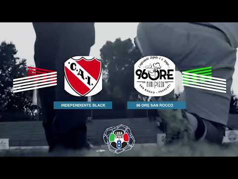 LEGACALCIO8 STAGIONE 21/22 SERIE A2: INDEPENDIENTE BLACK - 96 ORE SAN ROCCO