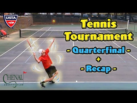 NTRP 4.0 Men's singles tennis tournament highlights [Quarterfinal + Full USTA tournament recap] 🎾☀️