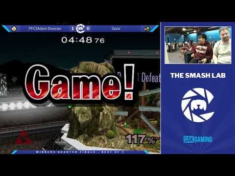 The Smash Lab 109 Winners Quarters - PFC|Adam Duncan (Sheik) vs Gunz (Falco)
