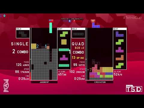 TETR.IO CUP-timing and ~5pps mid game burst