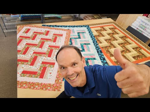 MATT'S ALL ABOUT RAIL FENCE QUILTS START TO FINISH!