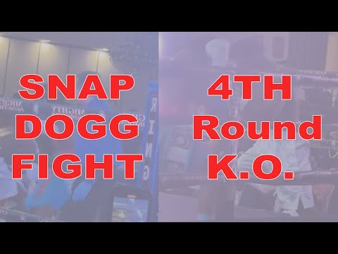 Rapper Snap Dogg debut boxing match!