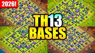 NEW BEST TH13 Base Layouts 2026! | Clashiversary Edition + Links (clash of clans)