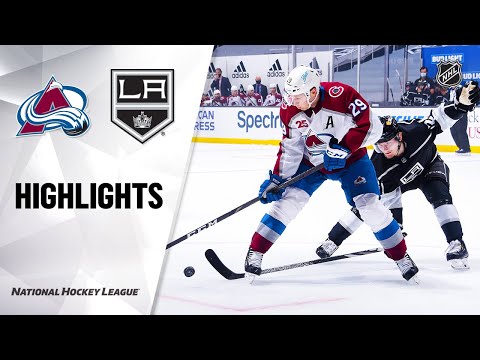 Avalanche @ Kings 1/21/21 | NHL Highlights