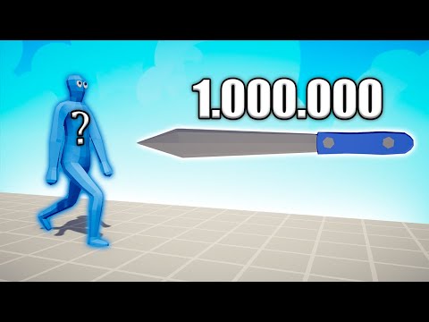 1.000.000 DAMAGE KNIFE vs RANDOM UNITS - TABS | Totally Accurate Battle Simulator 2024