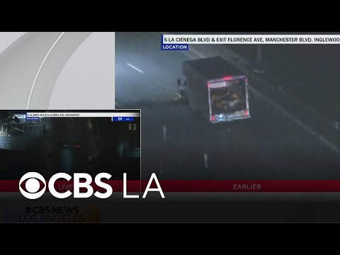 LAPD pursues burglary suspects in wild chase through Los Angeles County