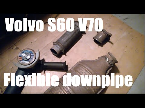 Volvo S60 V70 Non turbo Exhaust Flexible and Catalytic converter replacement 2001-2009