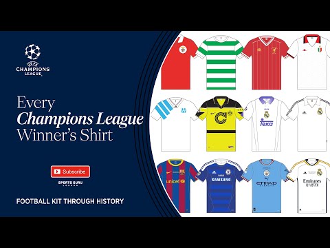 Every Champions League Winner's Shirt (1956–2025) | 70 Years of Final Kits
