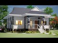 BUNGALOW HOUSE DESIGN WITH FLOOR PLAN l SMALL 3 BEDROOM HOUSE l SIMPLE YET ELEGANT