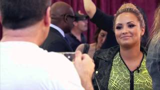 Demi Lovato and Simon Cowell 1 - The X Factor US LEGENDADO