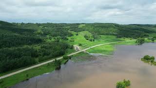 Shellmouth,  Manitoba area south of The Lake of the Prairies in the Assiniboine Valley.  2026 Floods