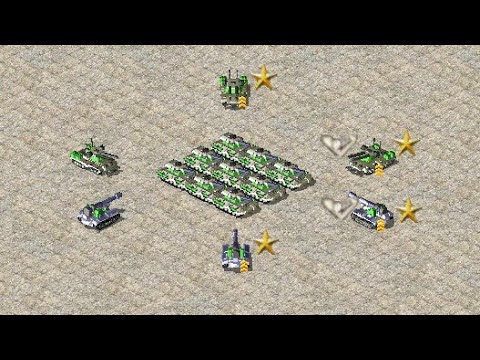 Kill Race - Apocalypse vs Tank Destroyer  (close range + Firepower Crate): Red Alert 2