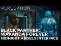 Marvel Studios' Black Panther: Wakanda Forever: Midnight Angels Screen Interface