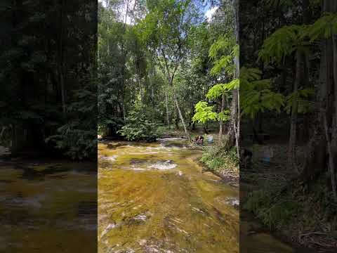 Cachoeira da Asframa em Presidente Figueiredo no Amazonas.