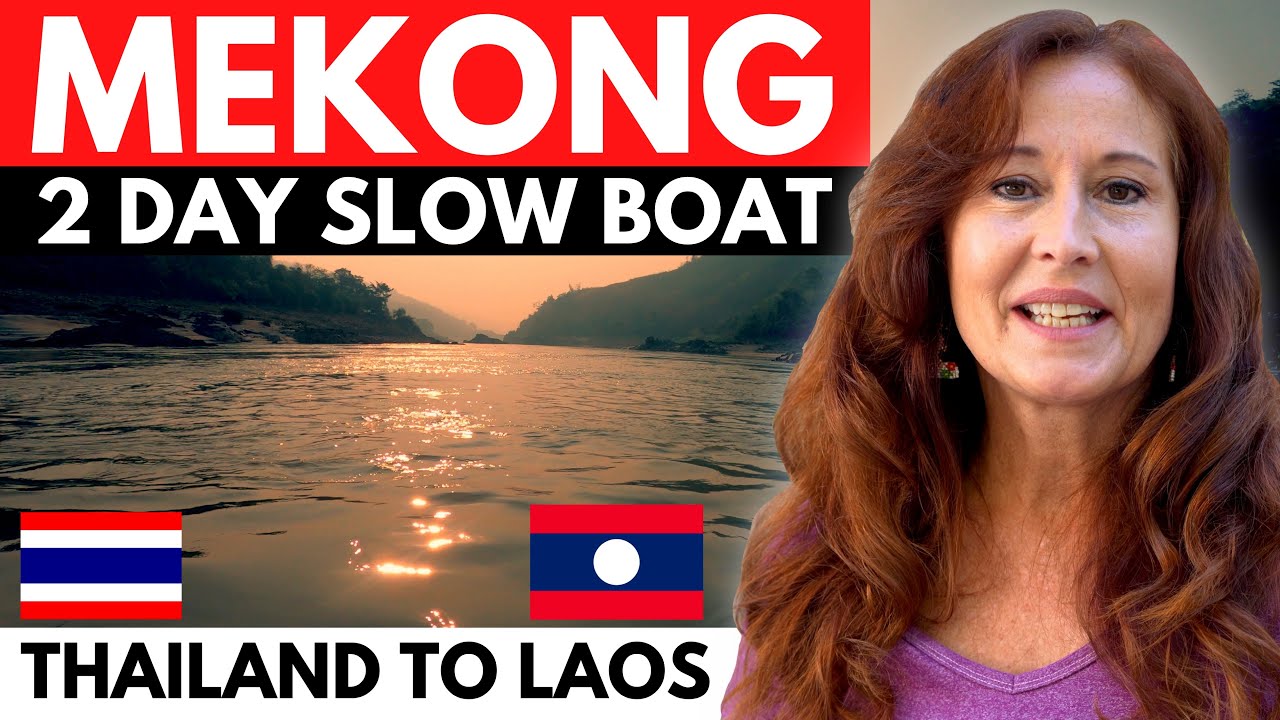 Unbelievable Boat Cruise Through Laos on the Mekong River!