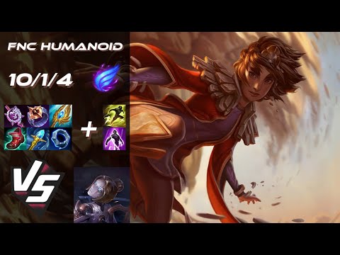 Fnatic Humanoid MID Taliyah vs Orianna - EU Challenger Patch 25.24