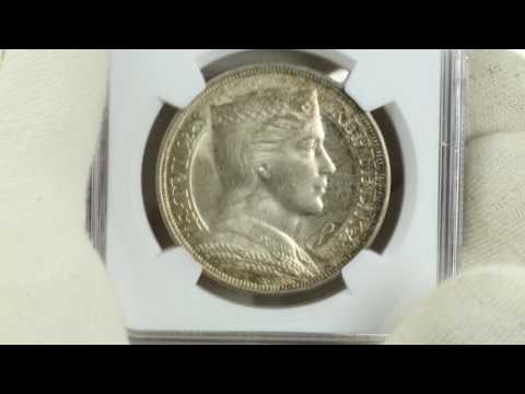Coins.ee Auction 33. Latvia 5 lati 1931 - NGC MS63