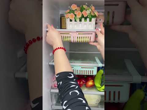 Multipurpose plastic refrigerator storage rack