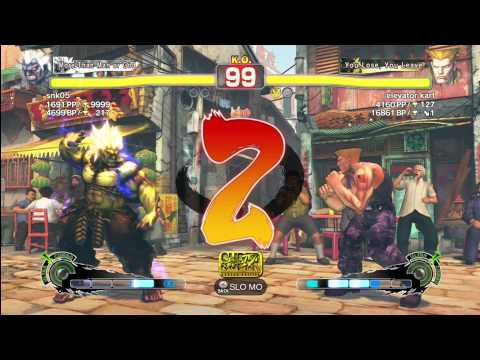 snk05 (Oni) vs. Elevator Kart (# 1 Guile)