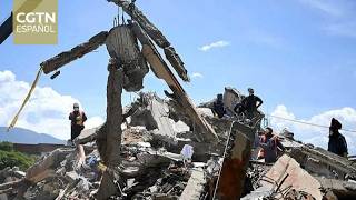 Continúan las labores de rescate en Colombia tras el devastador terremoto