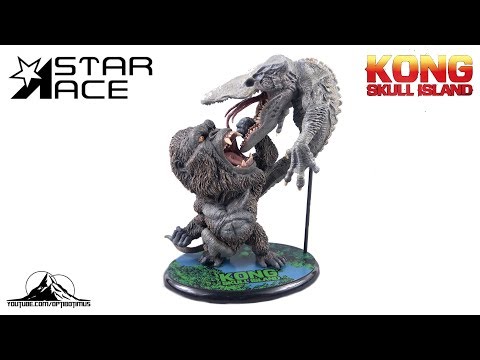 Star Ace Kong: Skull Island Deform Real Series KONG VS SKULLCRAWLER Video Review