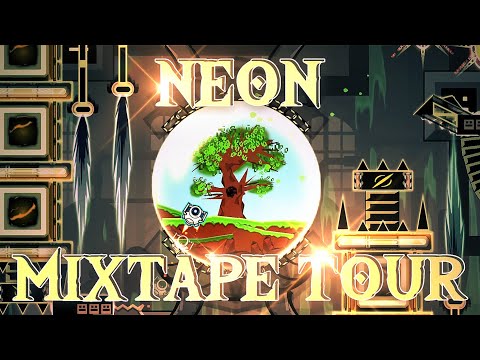 "Neon Mixtape Tour" (Extreme Demon) by TwisterDude161, Loltad, pocke & more | Geometry Dash 2.2