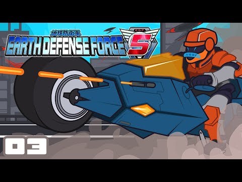 Let's Play Earth Defense Force 5 - PS4 Gameplay Part 3 - High Flying