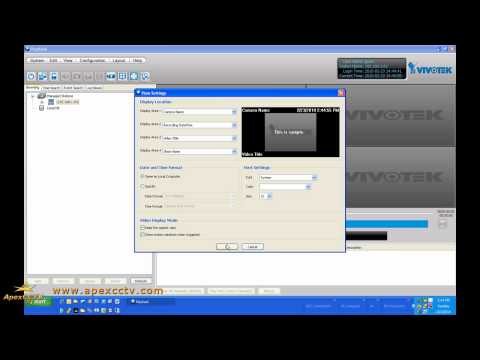 Video Tutorial: How to Connect to ApexCCTV Demo Part 2 - VIVOTEK ST7501