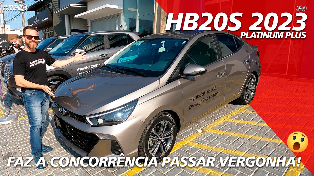 Novo HB20s Platinum Plus 2023   Faz a Concorrência Passar Vergonha!