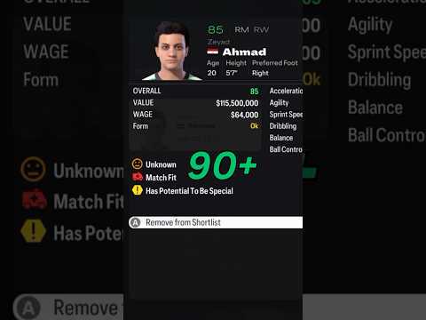 How to tell Player Potentials in FC25 Career Mode!