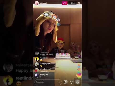 2ne1 10th Year Anniversary IG Live from Dara