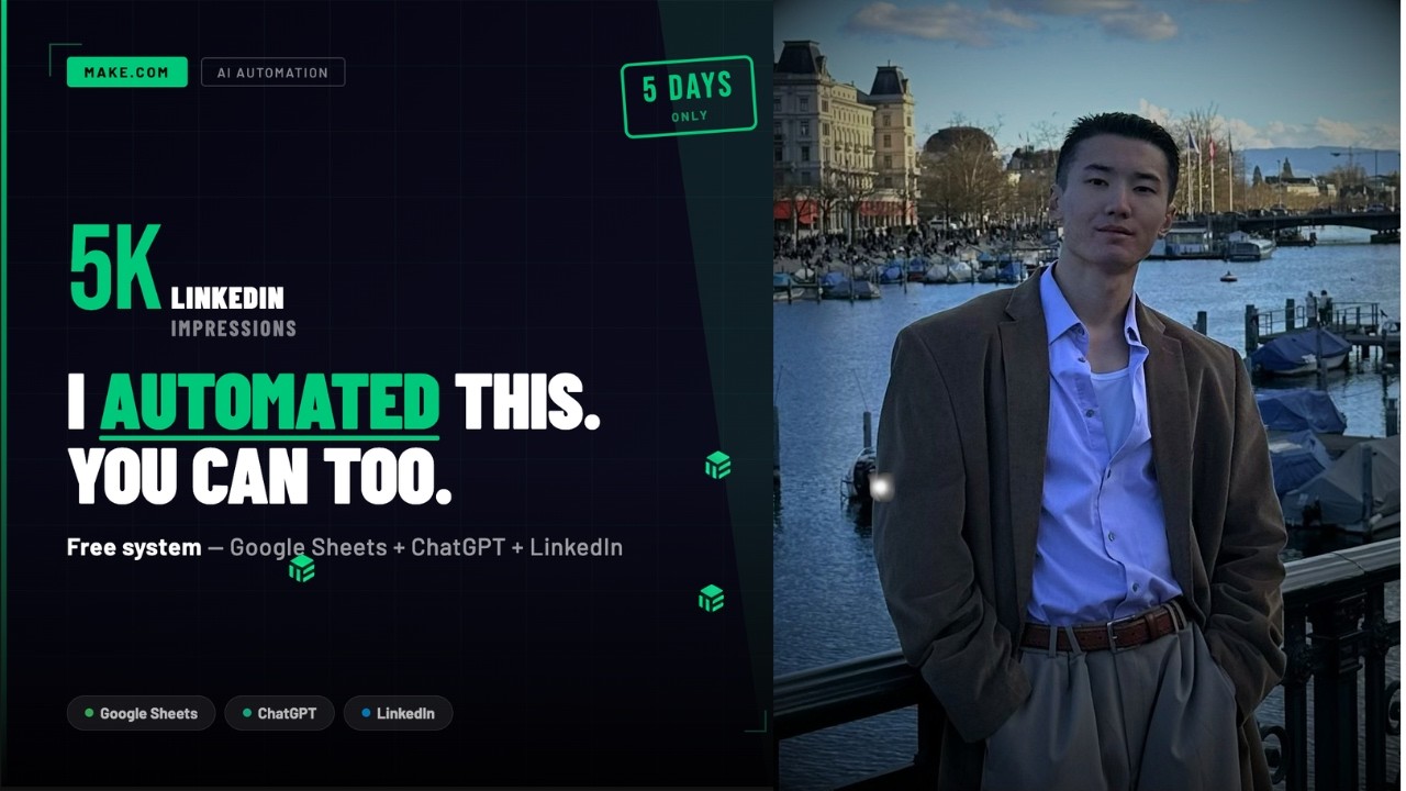 I Got 5,000 LinkedIn Impressions in 5 Days Using This Free Automation (just copy, no bs)