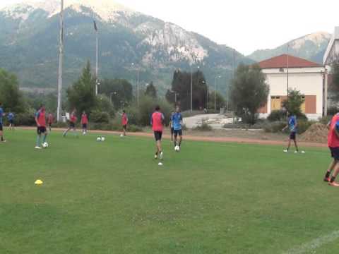 Pre season trainings... technical warm up ...18