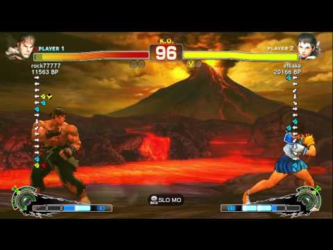 Uryo [Sakura] vs rock77777 [Ryu] SSF4 Japanese Online Ranked Matches - TRUE HIGH-DEF