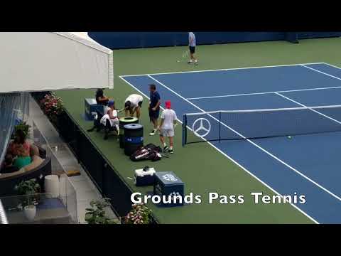 Rafael Nadal & Diego Schwartzman practice @ US Open 2019