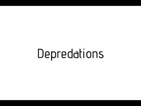 How to pronounce Depredations / Depredations pronunciation