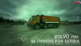 VOLVO FMX TIPPERS for Serbia