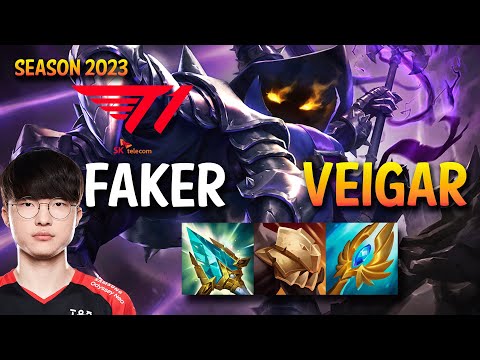 T1 Faker VEIGAR vs ZOE Mid - KR Ranked
