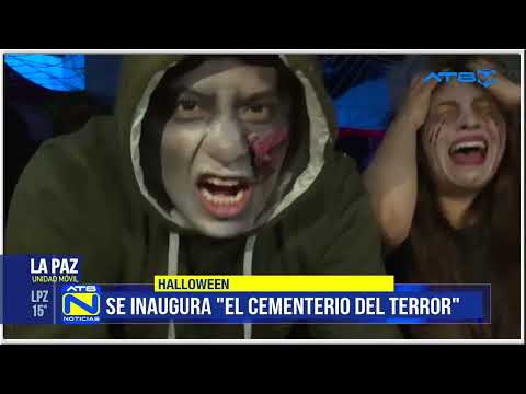 La Paz celebra Todos Santos y Halloween con el “Cementerio del Terror” en la plaza 21 Mall