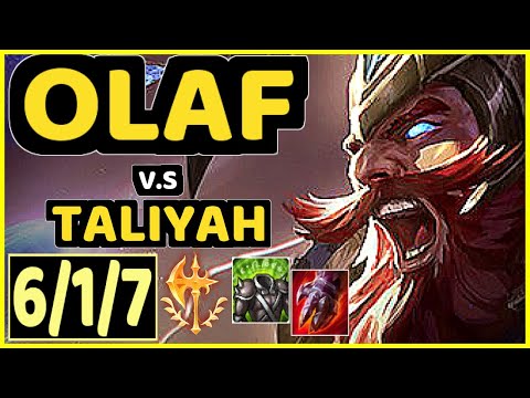 4LAN (OLAF) vs TALIYAH - 6/1/7 KDA JUNGLE GAMEPLAY - BR Ranked DIAMOND